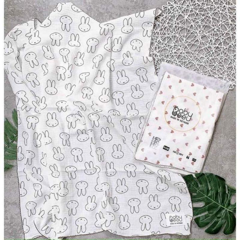Khăn Xô Organic - Khăn Xô BABY BEE Cao Cấp Cho Bé Yêu