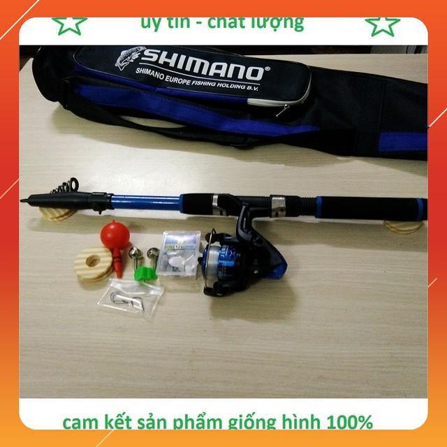 Bộ Cần Câu 2M4 Kèm Máy Và Phụ Kiện  docaucagiangnam