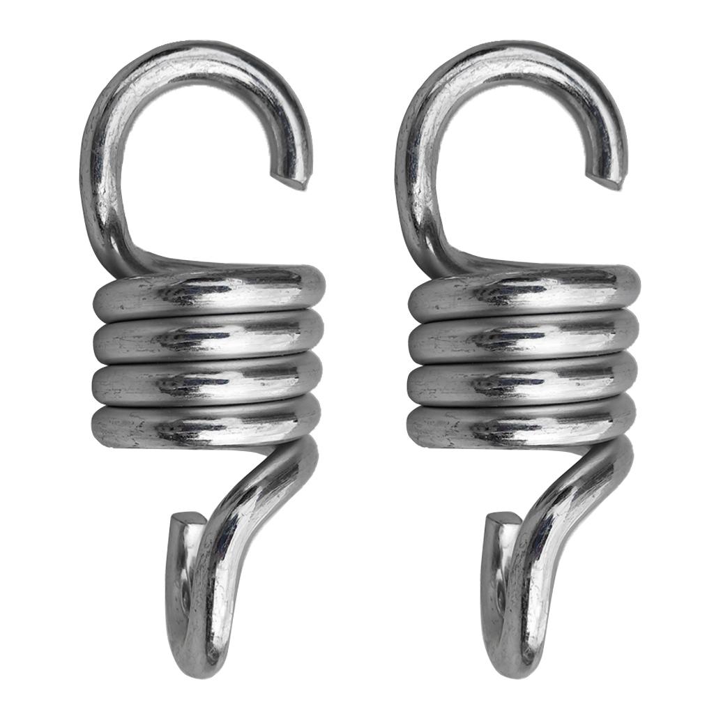 2X Võng Lò Xo Xoay Treo Ghế Móc Treo Móc Vườn Võng Phụ Kiện