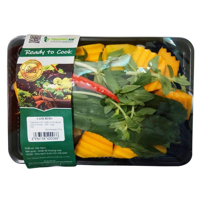 Bí đỏ cắt sẵn 350g -