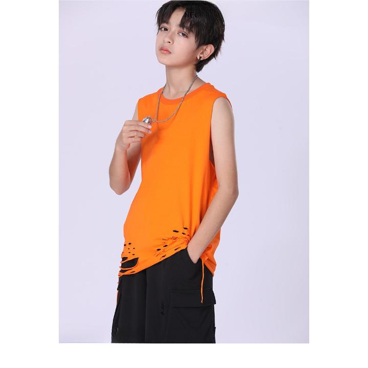 TA252 - TILANI - T1043 Áo tanktop rách cho bé từ 4-12T