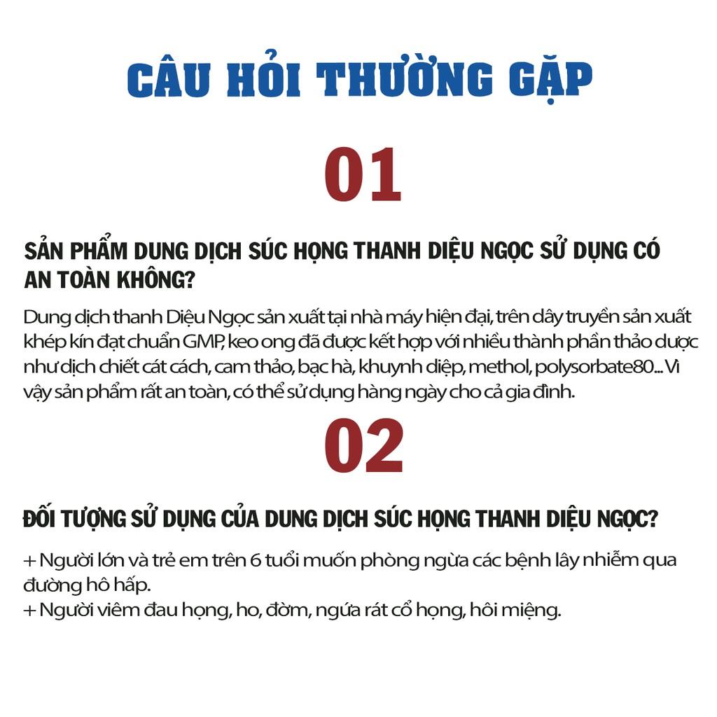 Nước súc miệng Thanh Diệu Ngọc 250ml