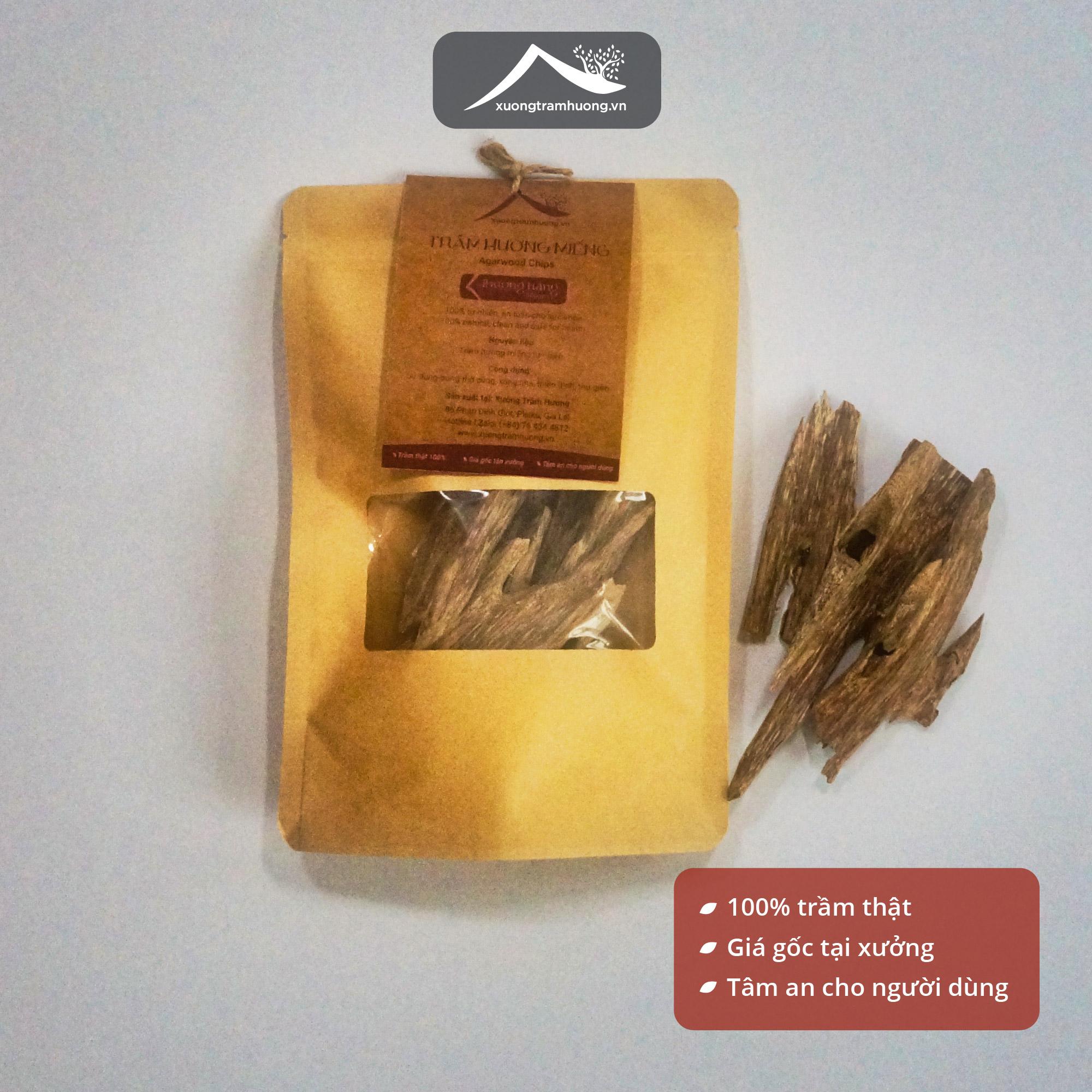 Trầm Hương miếng Sạch Thượng Hạng Xưởng Trầm Hương Xông Nhà Tẩy Uế Tân Gia Khai Trương