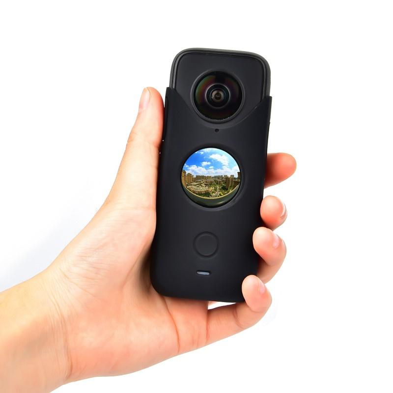 Vỏ Silicon Mềm Bảo Vệ Ống Kính Máy Ảnh Chống Bụi Cho Insta360 One X2