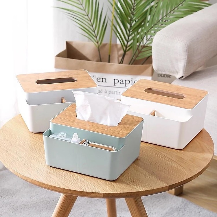 Hộp Đựng Giấy 3 Ngăn Tiện Lợi Hàng Chính Hãng TOKDODO