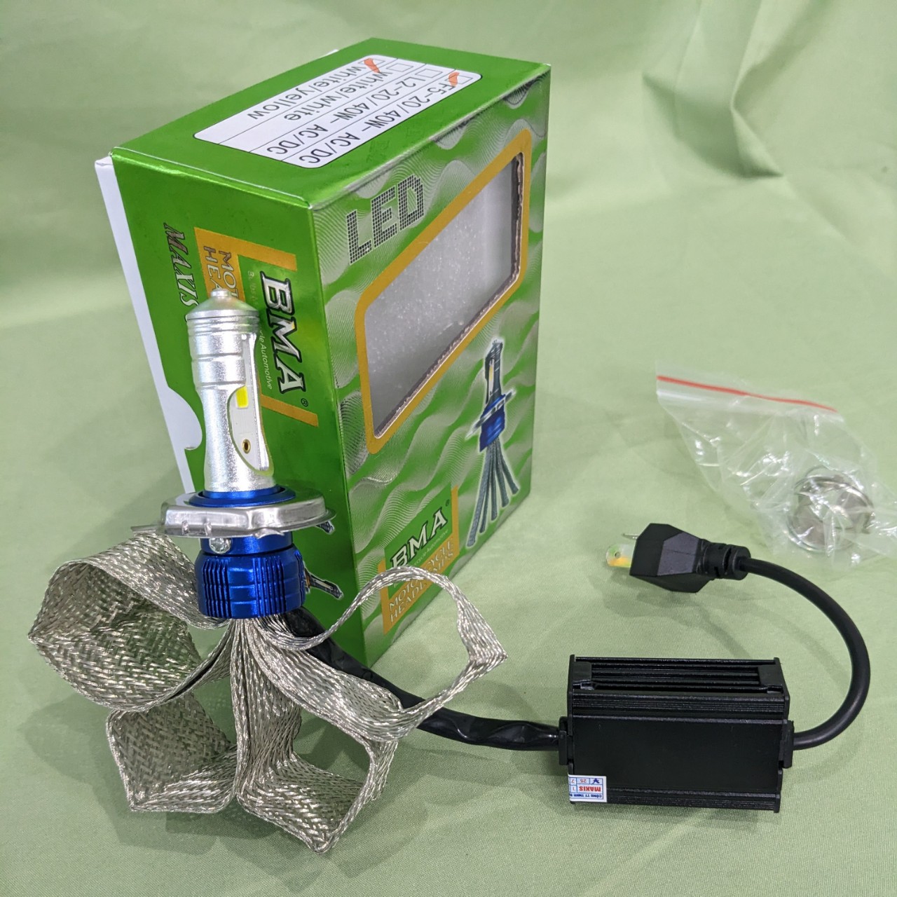 Đèn Pha Ô Tô Xe Máy BMA F5: Siêu Sáng Cos Vàng &amp; Pha Trắng Loại Tốt - Chất Lượng Đến Từ QN LEDLIGHT