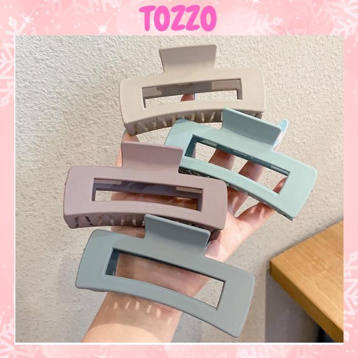 Kẹp tóc càng cua chất liệu nhựa acrylic cỡ lớn nhiều màu dễ thương phụ kiện tóc dành cho nữ phong cách hàn quốc KNV01