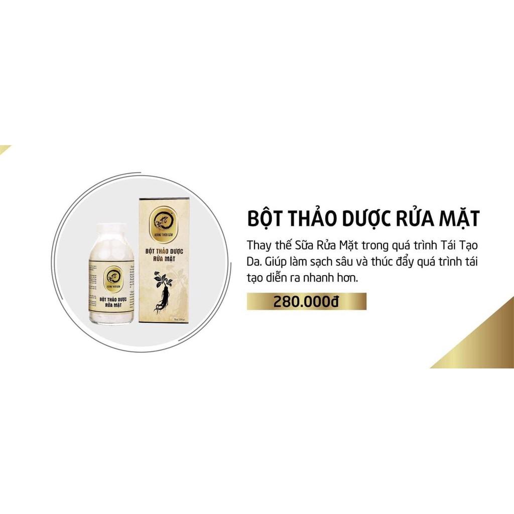 Combo Dưỡng Hoàng Thiên Sâm (Serum Dưỡng 30ml và Bột Rửa Mặt Thảo Dược 100g)