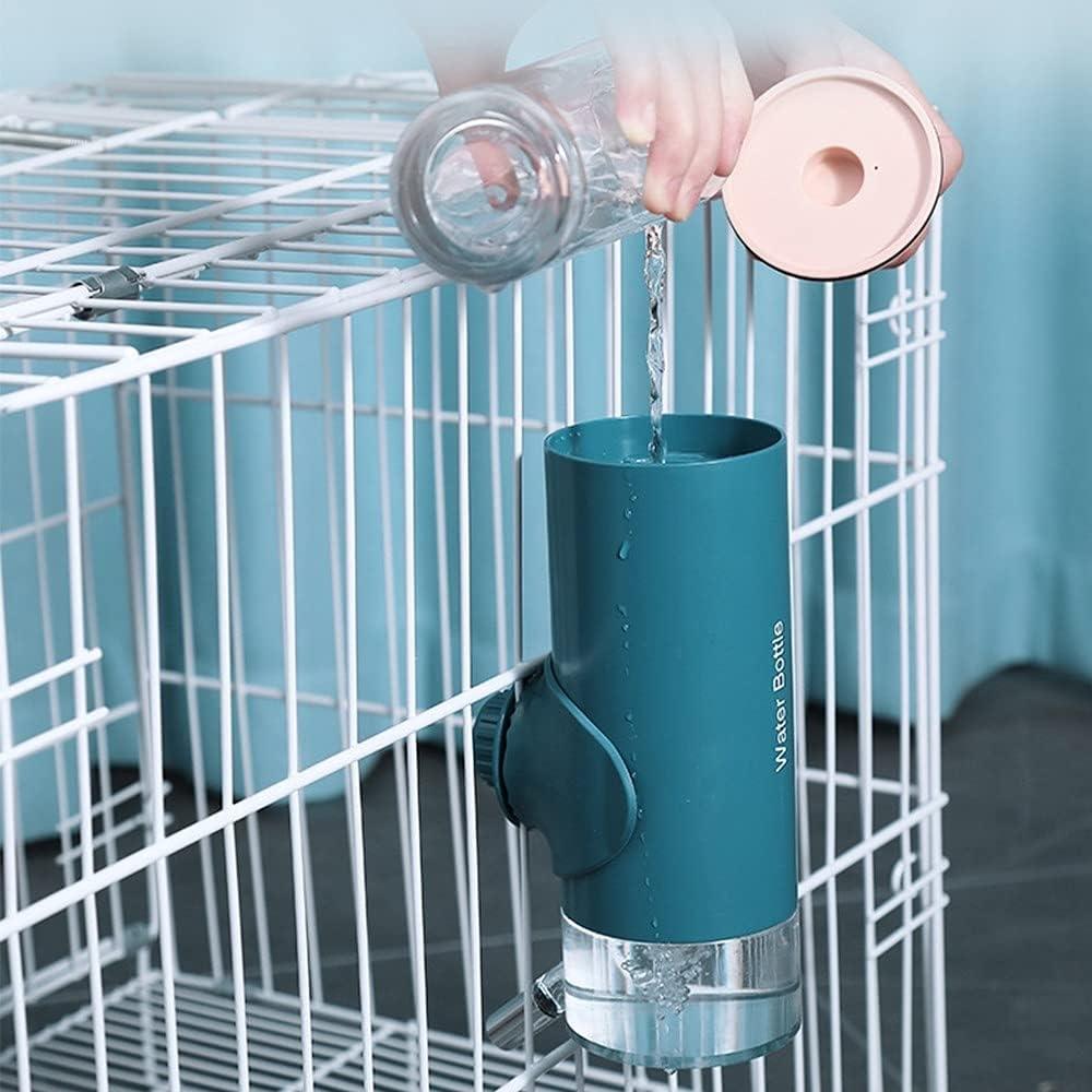 Bình uống nước cho động vật nhỏ, Bình đựng nước treo 500ml có phụ kiện