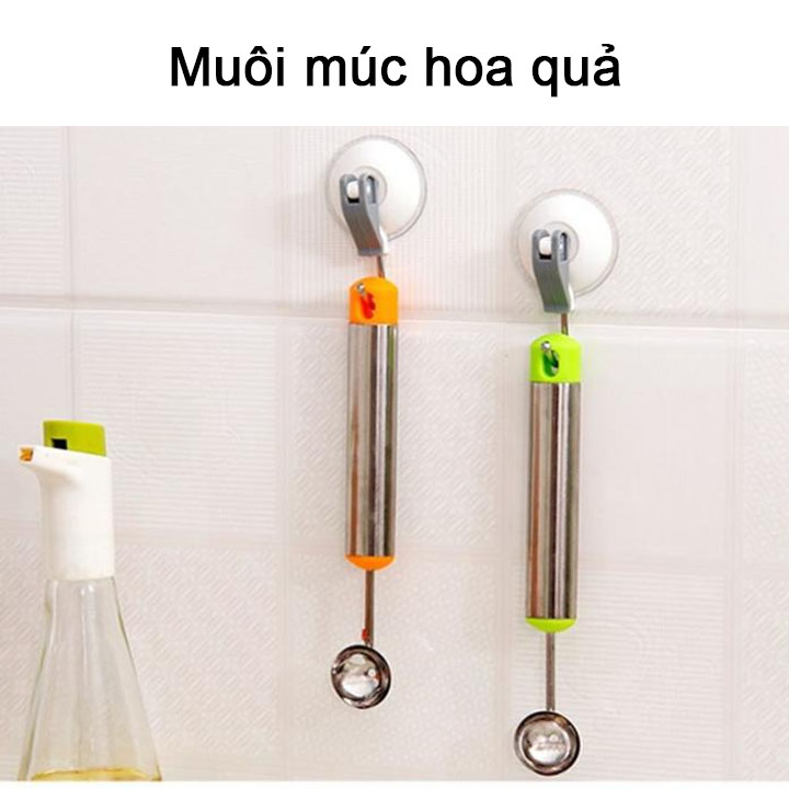 Muỗng múc hoa quả, múc kem bằng inox chuyên dụng