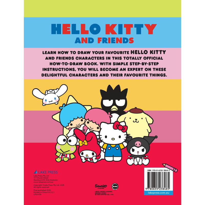 Sách Hello Kitty And Friends - How To Draw
