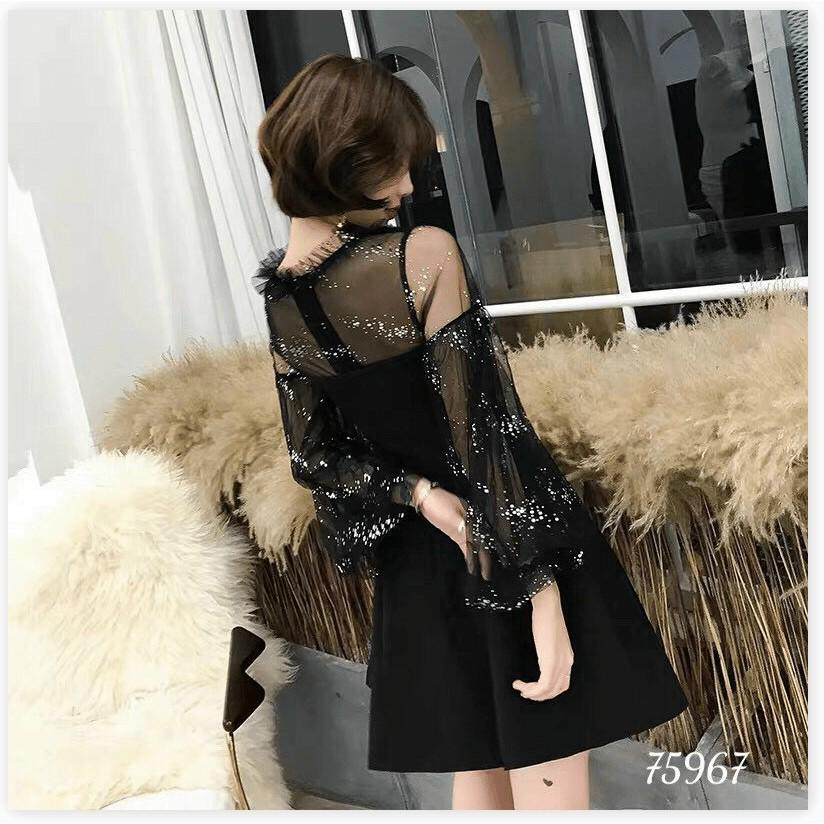 ĐẦM LỤA VOAN TAY LỠ CỰC XINH , DÀNH CHO DỰ TIỆC , HOẶC ĐI CHƠI SIÊU HO THỜI TRANG MỚI KINGSHOP79