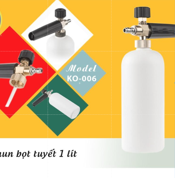 Bình phun tạo bọt tuyết  ( dung tích 1 lít)