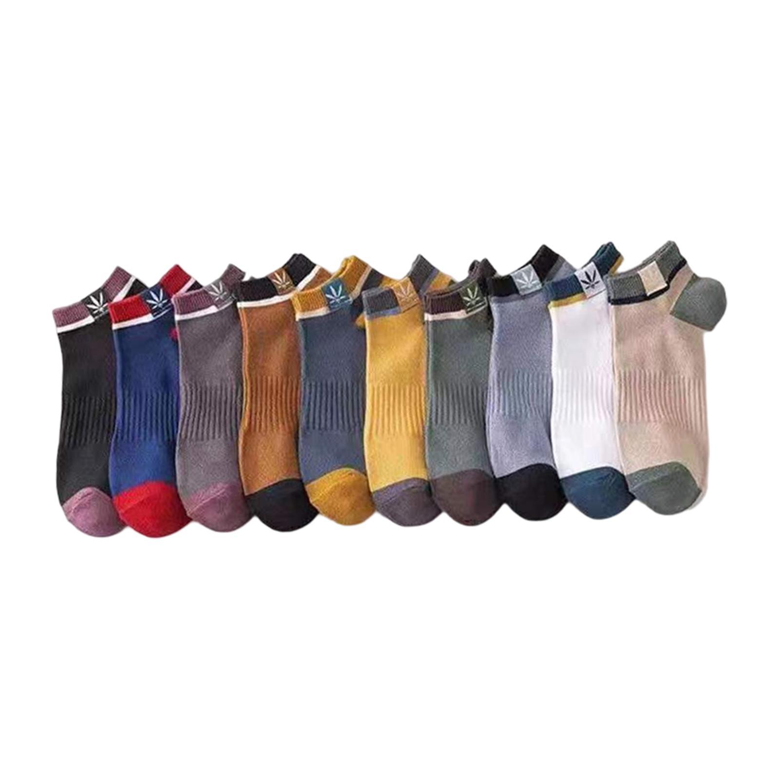 10 Pairs Mens Ankle Socks Low Cut Comfort Sweat Wicking Casual for Running