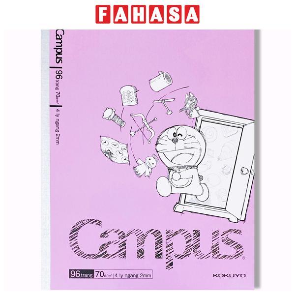 Tập Học Sinh Doraemon - 4 Ly Ngang - 96 Trang 70gsm - Campus NB-A5LY96DOR-04