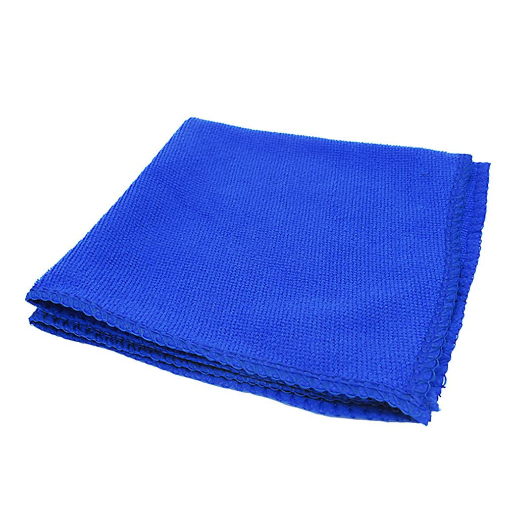 3xBlue Car Cleaning Cloth Microfiber Auto Detailing Towel