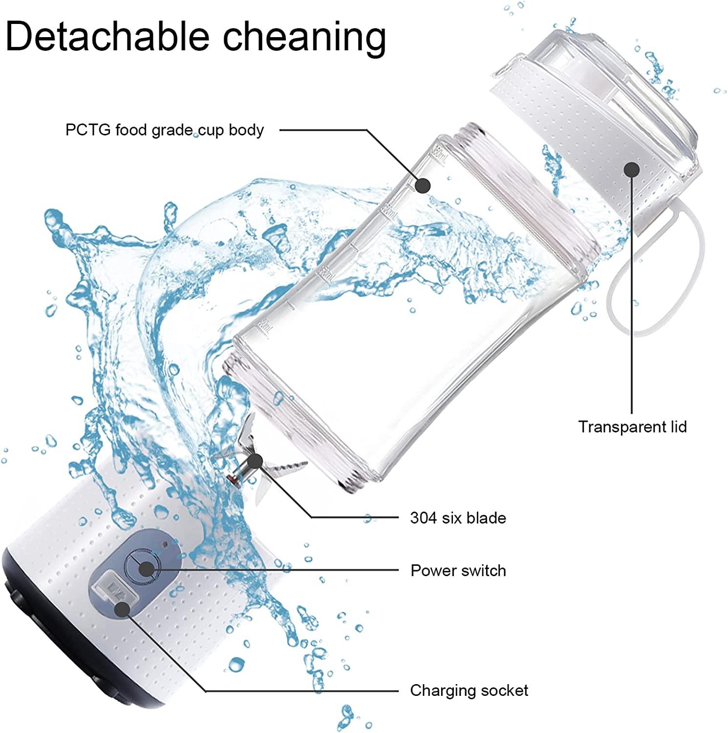 Máy xay sinh tố lắc mini cầm tay, Máy ép trái cây du lịch Máy xay sinh tố nhỏ