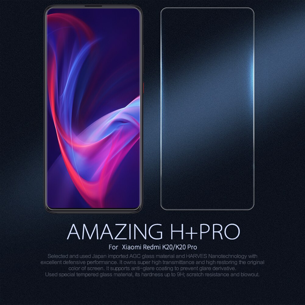 Miếng dán kính cường lực cho Xiaomi Redmi K20 / K20 Pro (độ cứng 9H, mỏng 0.3mm, hạn chế bám vân tay) - Hàng nhập khẩu