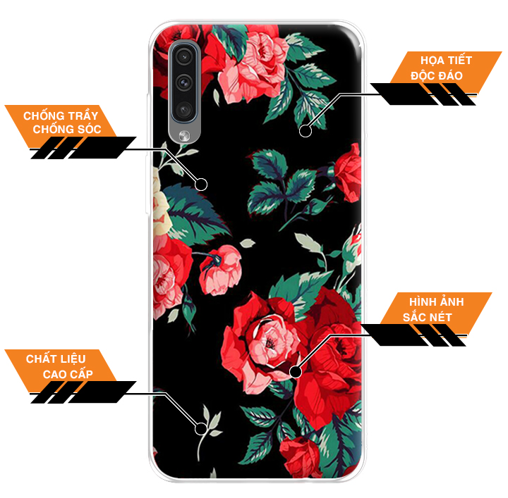 Ốp lưng dành cho điện thoại Samsung Galaxy A7 2018/A750 - A8 STAR - A9 STAR - A50 - 0213 ROSE