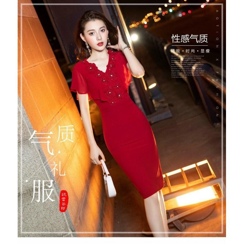 ĐẦM. BODY PHỐI LỤA KẾT HẠT ĐÁ CAO CẤP