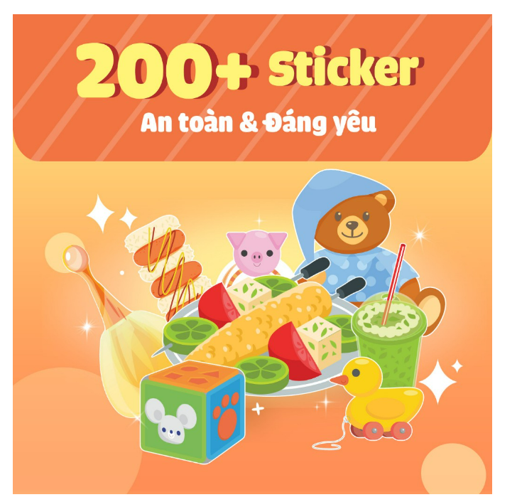 Sách Trò chơi Đồ hàng Đi Siêu Thị (Hơn 200 Stickers) (MG)