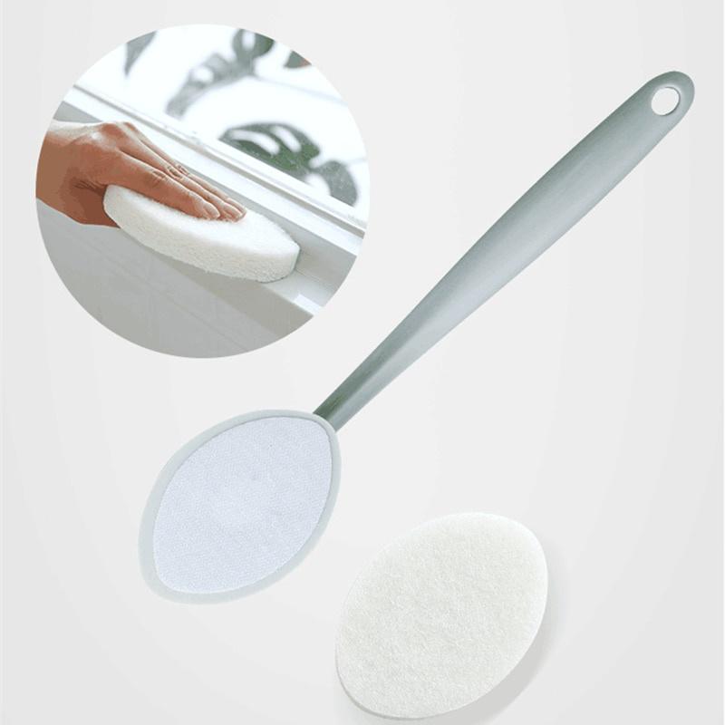 3 Colors Bathtub Cleaning Brush Handheld Toilet Sponge Brushes Floor Ceramic Tile Cleaner Bathroom Brush