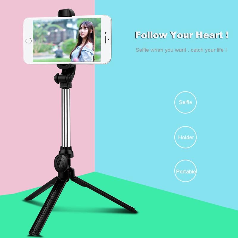 Gậy Tự Sướng XT02S Bluetooth Có Chân Đế Tripod Tiện Dụng Cho Điện Thoại
