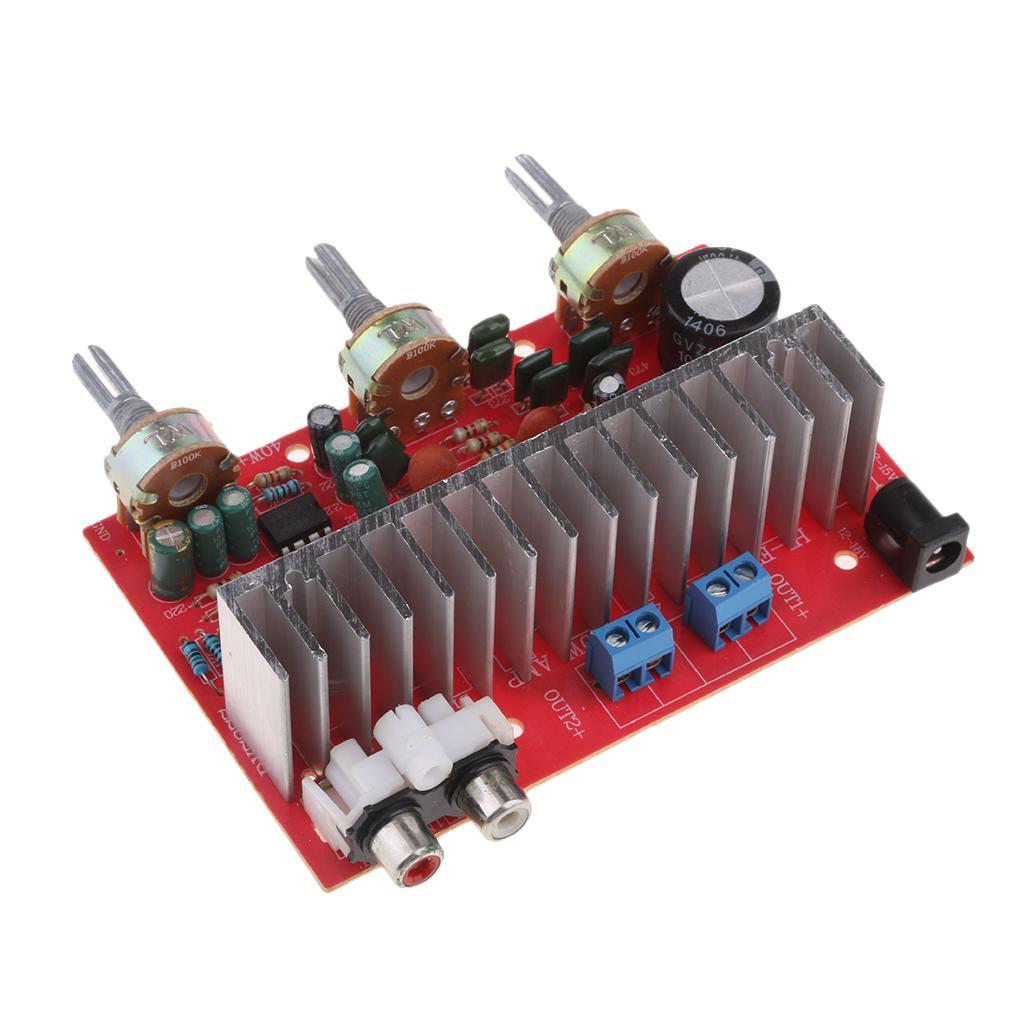DC 12V DX-7377 Digital Power Audio Stereo Amplifier Board Module DIY 80W