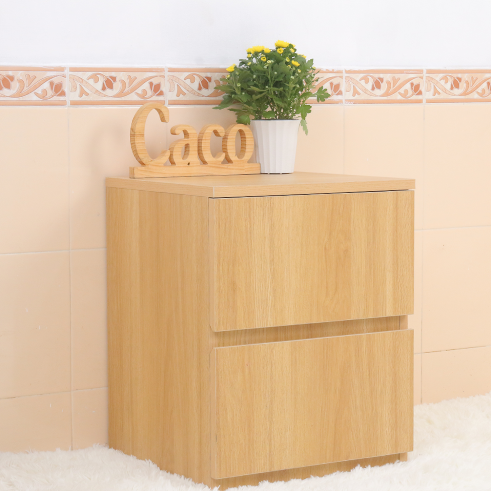 TỦ ĐẦU GIƯỜNG GỖ MDF MELAMINE MÀU VÀNG VÂN GỖ CAO CẤP