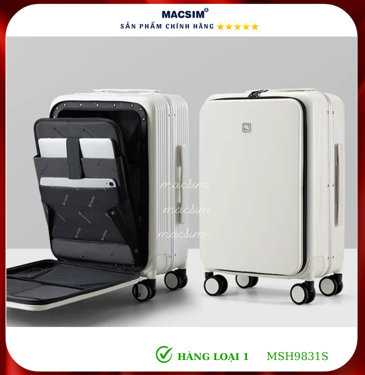 Vali cao cấp Macsim Hanke MSH9831S 20inches