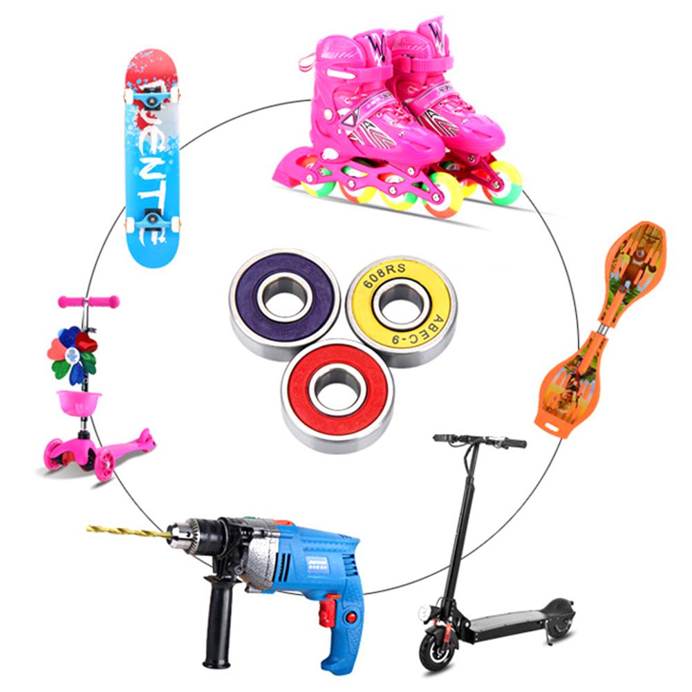 Precision 608 RS ABEC 9 Professional Ball Bearings Scooters Electric Drills High-speed High-Strength Replacement Bearings