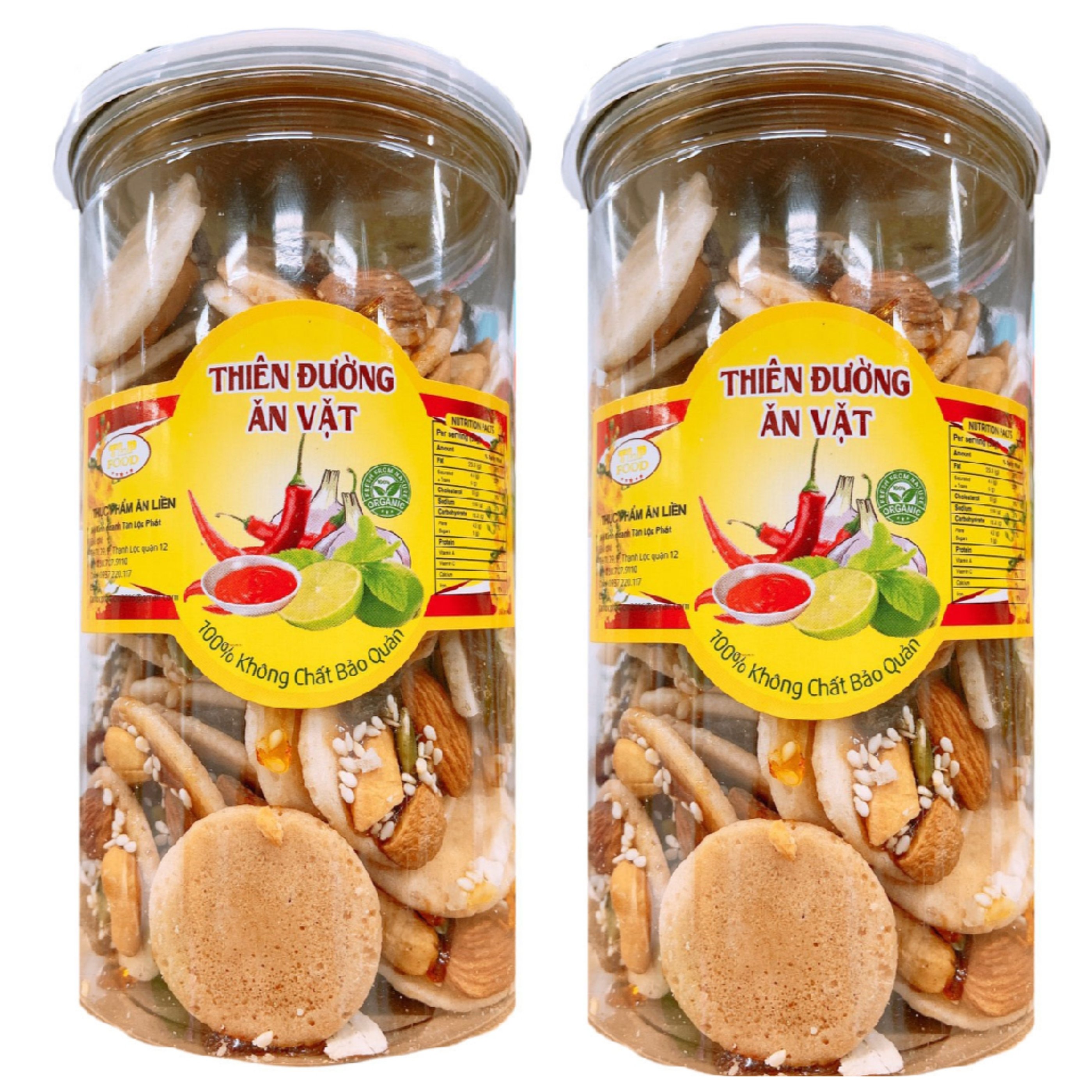 BÁNH ĐIỀU MIX HẠT DINH DƯỠNG TÂN LỘC PHÁT BỊCH 500G