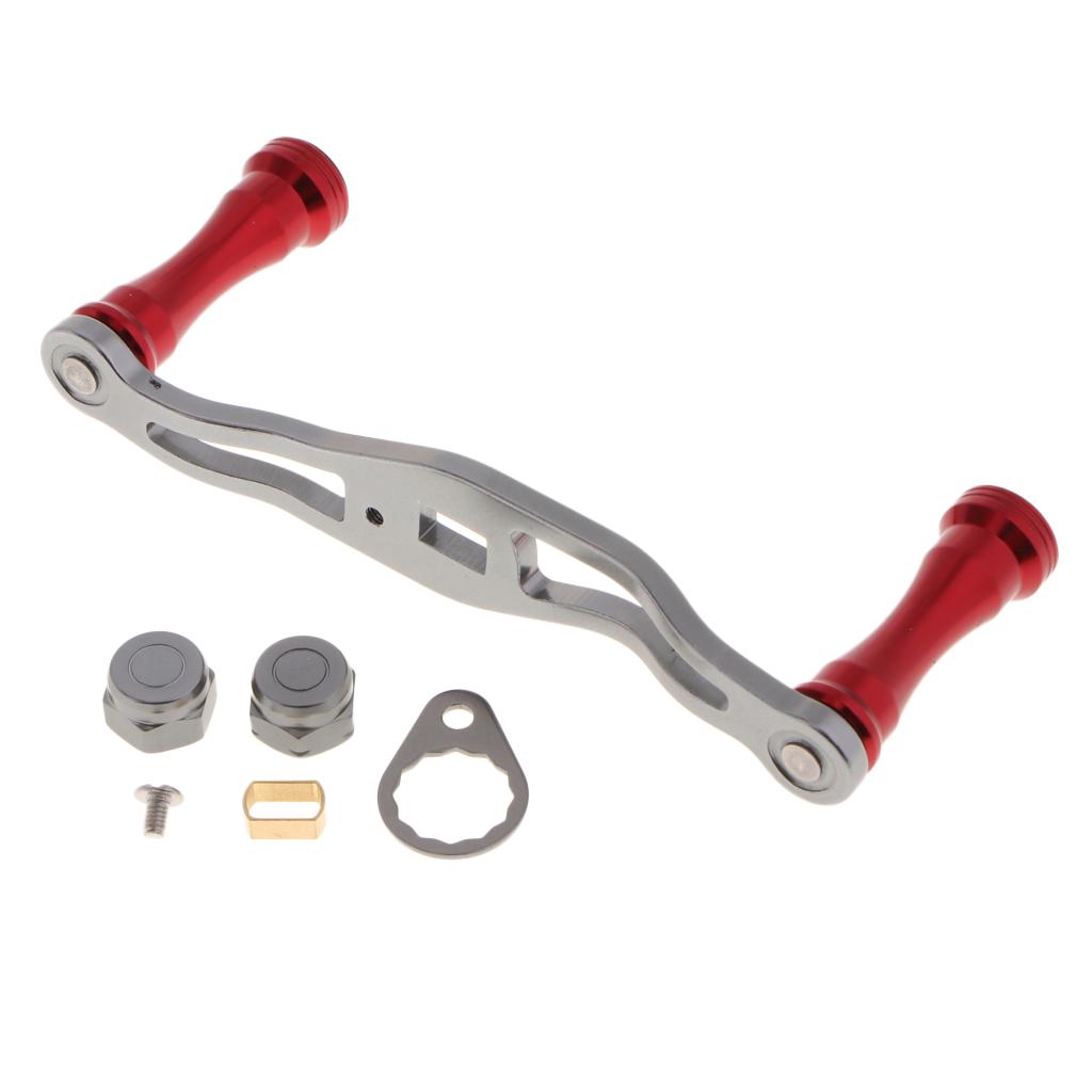 Fishing Reel Handle Replacement Parts for D/S/A Baitcasting Reels Red