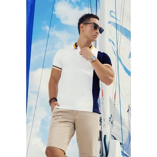 (HCM) ÁO THUN POLO PHỐI MÀU NGẮN TAY CỔ BẺ THỜI TRANG GENZ HÀN QUỐC SIÊU ĐẸP , NÉT CHO CÁC BẠN TRẺ LỰA CHỌN