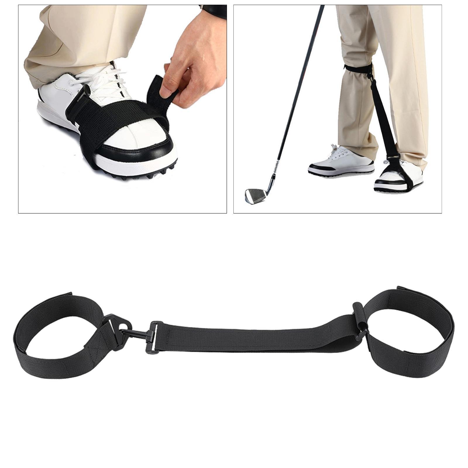Golf Swing Trainer Golf Swing Training Aid Motion Posture Correction Leg Belt for Golf Beginner Swing Trainer Correcting Tools