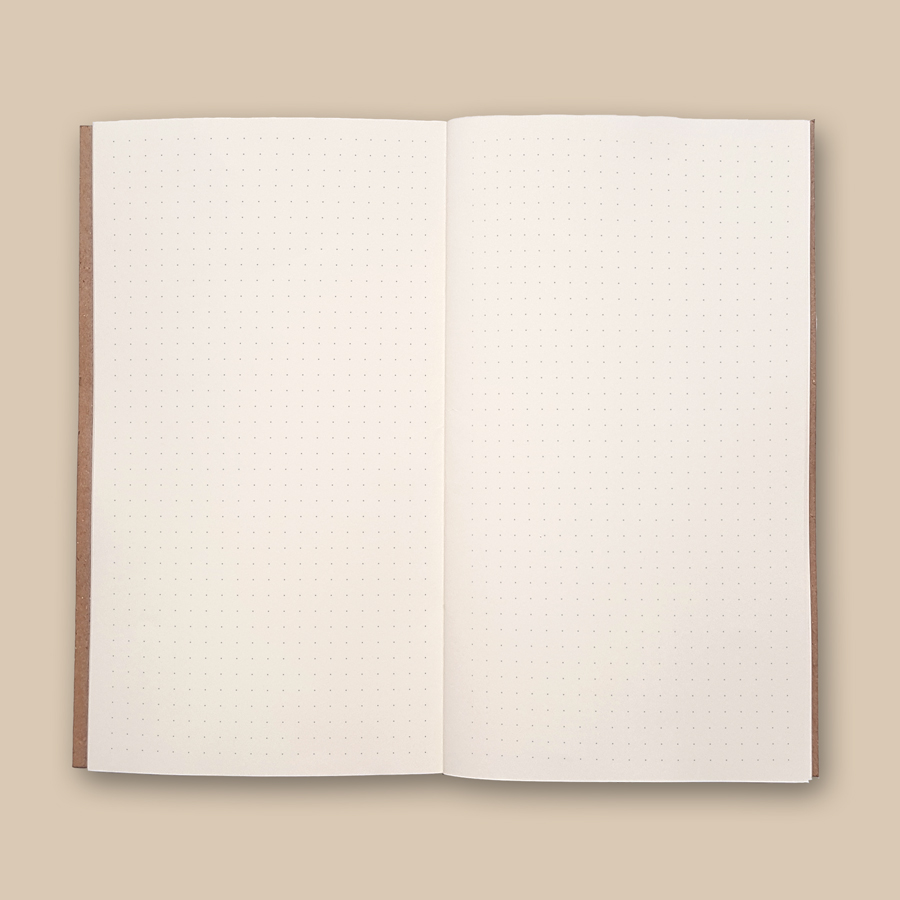 Sổ tay planner &quot;Lõi sổ (ruột sổ) Chấm Bi &quot; bìa cứng 21x11 ghi chép - planner - kế hoạch - nhật ký - vẽ