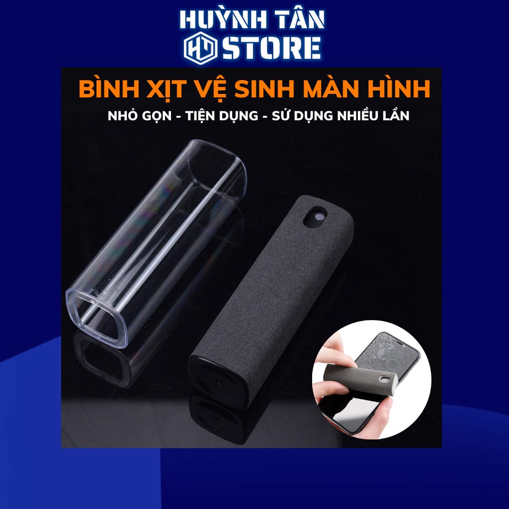 bình xịt vệ sinh màn hình điện thoại laptop đa chức năng nano hitech chống bám bẩn phụ kiện huỳnh tân store