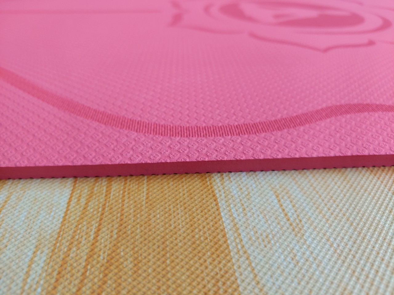 THẢM TẬP YOGA TPE ĐỊNH TUYẾN SUNNY 1 LỚP 8MM - TẶNG TÚI ĐỰNG THẢM YOGA