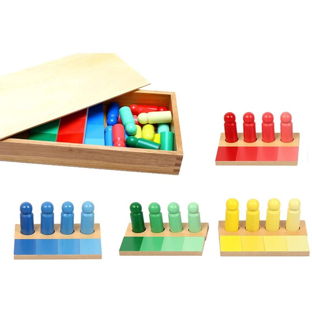 Bảng phân loại các cặp màu tương đồng Montessori