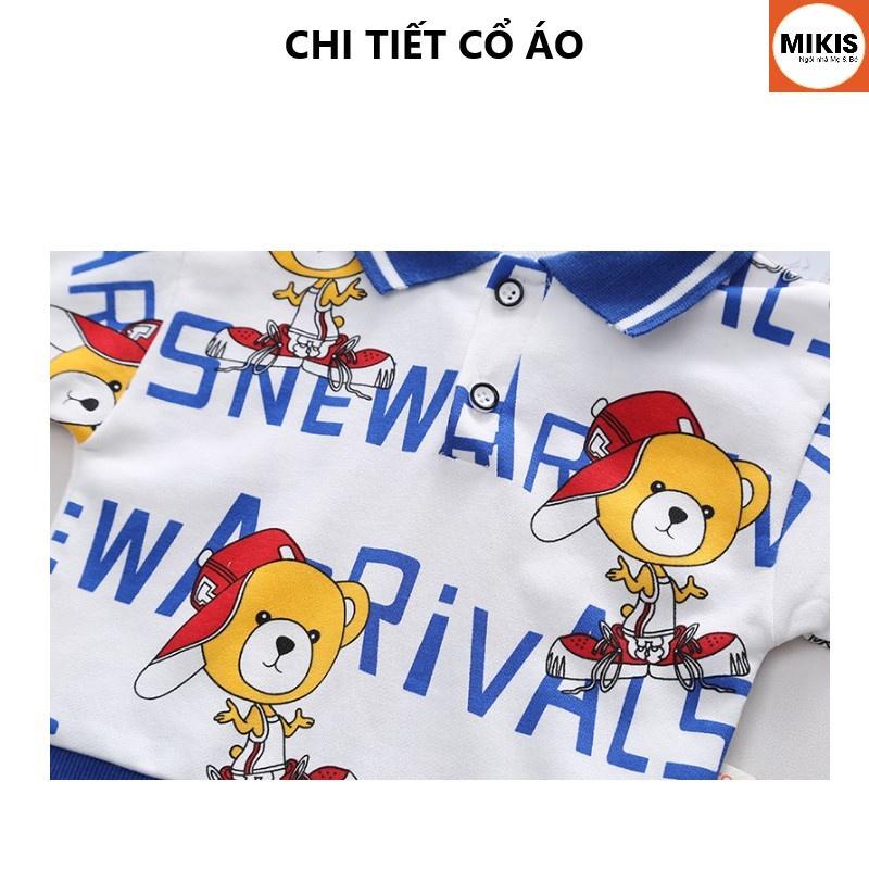 Bộ Thời Trang Thu Đông Gấu Đội Mũ