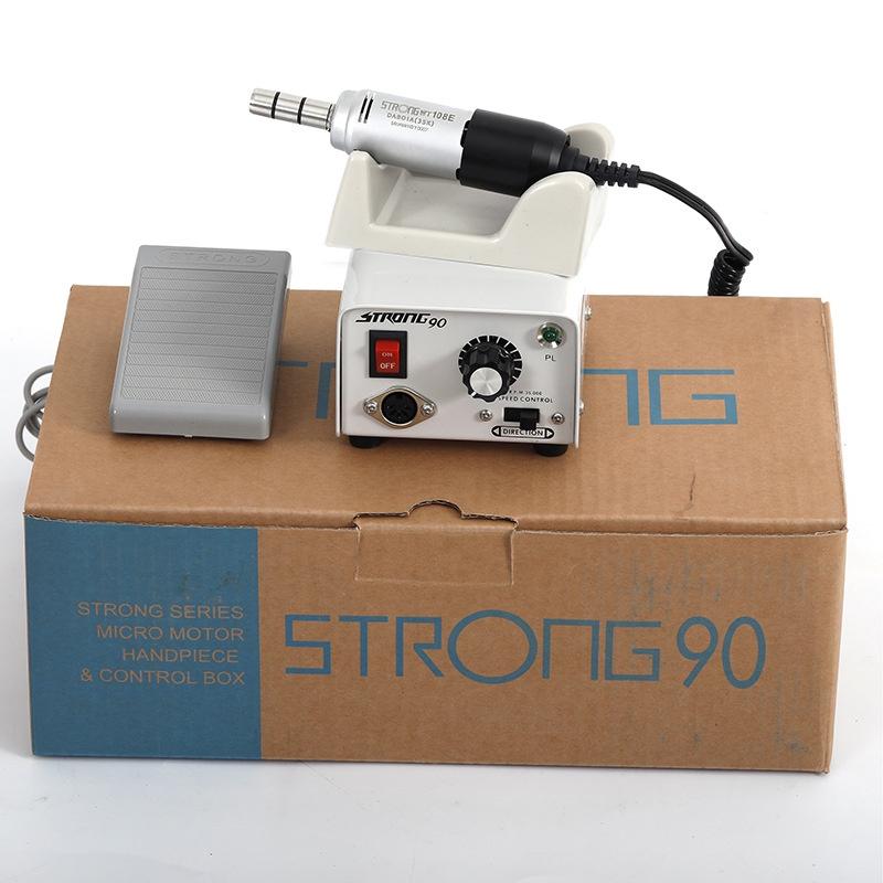 Shop sirminail bán máy mài strong 90 tay mài 108E dùng trong mài nail, nha khoa labo, kim hoàn mỹ nghệ, khắc