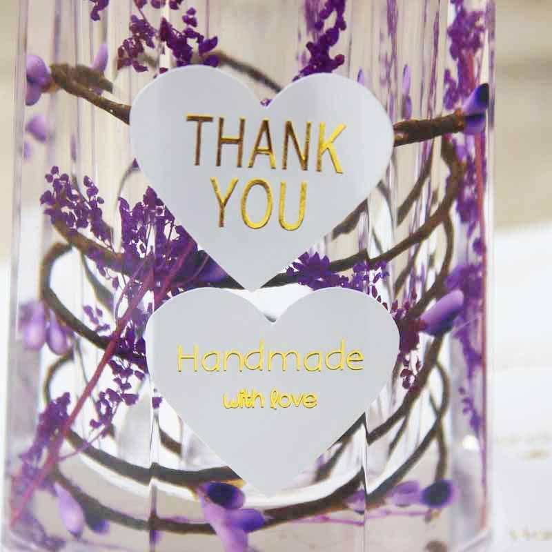 Bộ 16 Sticker hình trái tim dán hộp bánh handmade, quà tặng DYI dễ thương, tem dán quà tặng, túi giấy, thiệp Q680