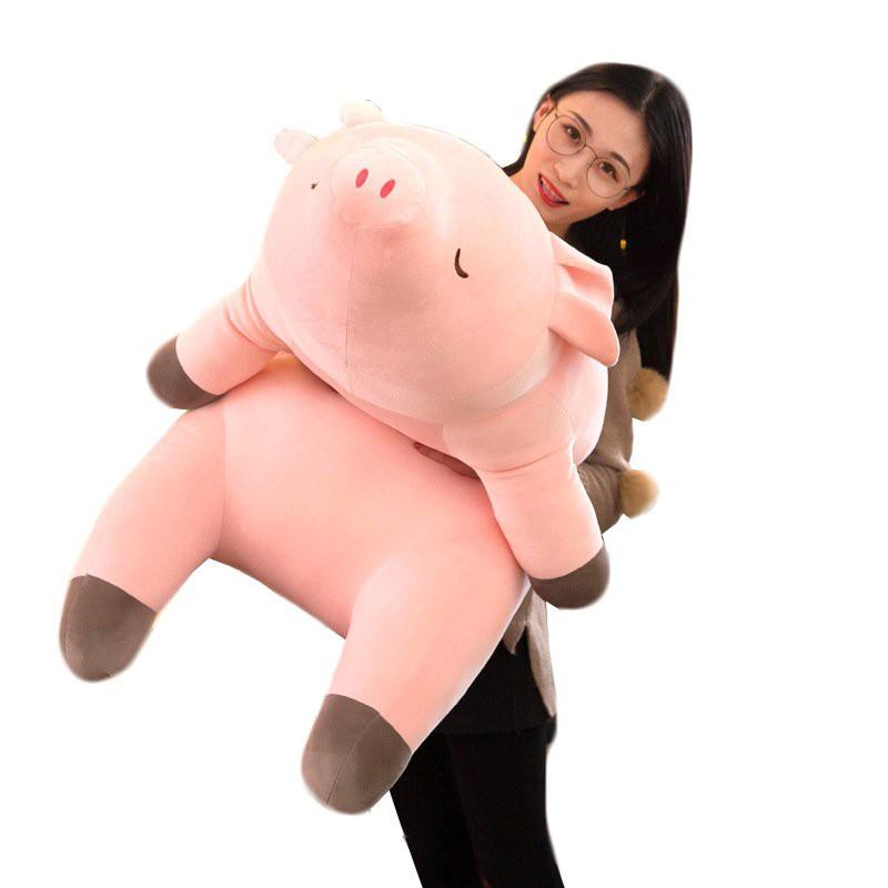 GẤU BÔNG HEO LƯỜI NẰM NGỦ