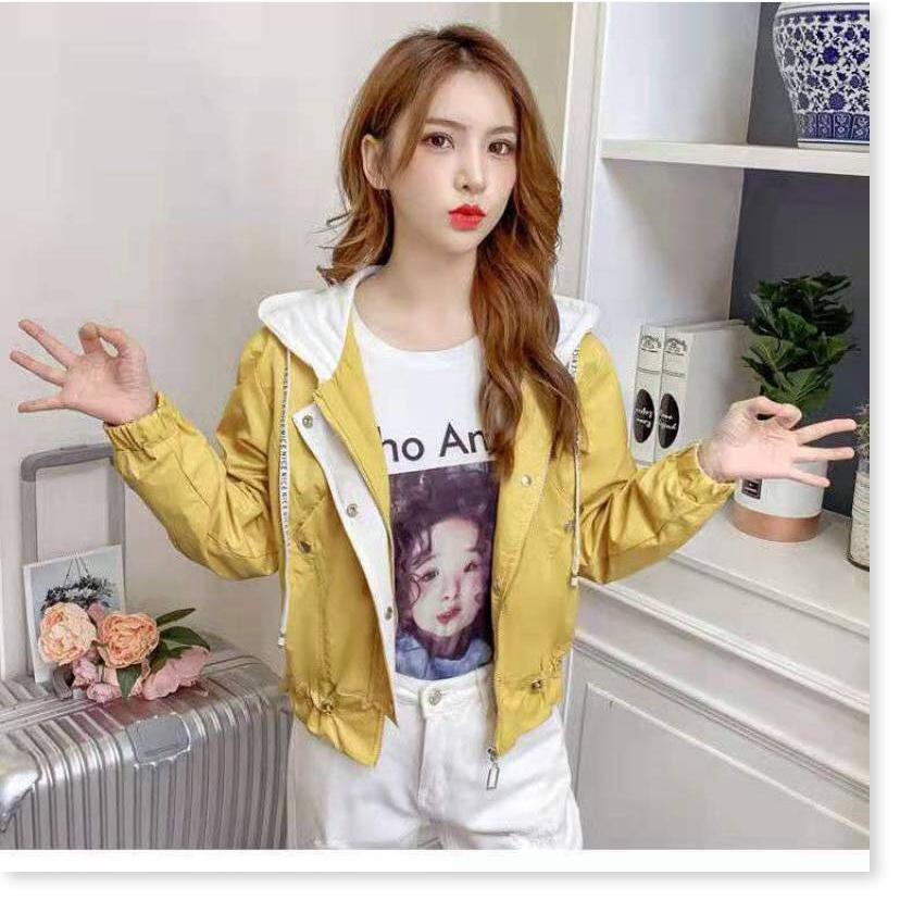 Áo khoác kaki kiểu nữ phối nón cực xinh , xịn xò tôn dáng phong cách hàn quốc cho các nàng MẪU MỚI NHẤT HIỆN NAY