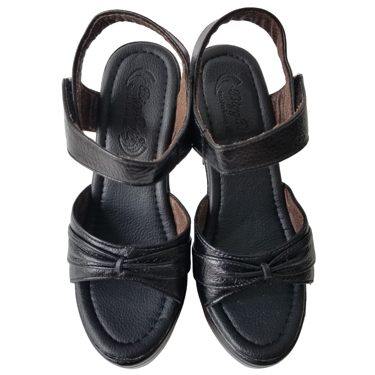 Giày Sandal Cao Gót Da Bò BIGGBEN Cao 11 Phân SDCG147