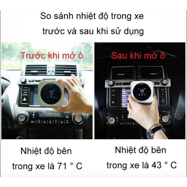 Hình ảnh Dù che kính lái khi đỗ xe cách nhiệt chống nắng trên ô tô có thể xếp gọn (size lớn che được toàn kính lái)