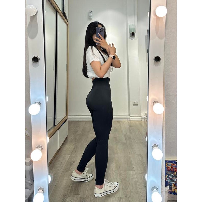 Quần legging cạp cao gen bụng nâng mông dáng dài,chất liệu su đúc mềm mại co giãn chống xước