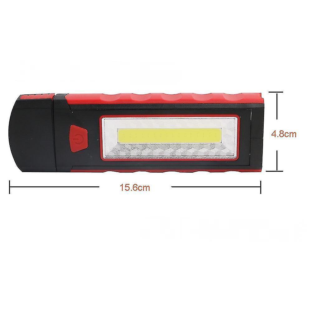 Super Bright Super Lum Pack Cob LED Light Light Kiểm tra đèn từ tính cắm trại cắm trại với móc nam châm móc