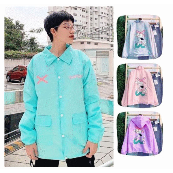 Áo khoác dù Tránh Nắng dành cho nam nữ và cặp đôi In Hình Banawa, Unisex form rộng Có 4 Màu Bomber Jacket