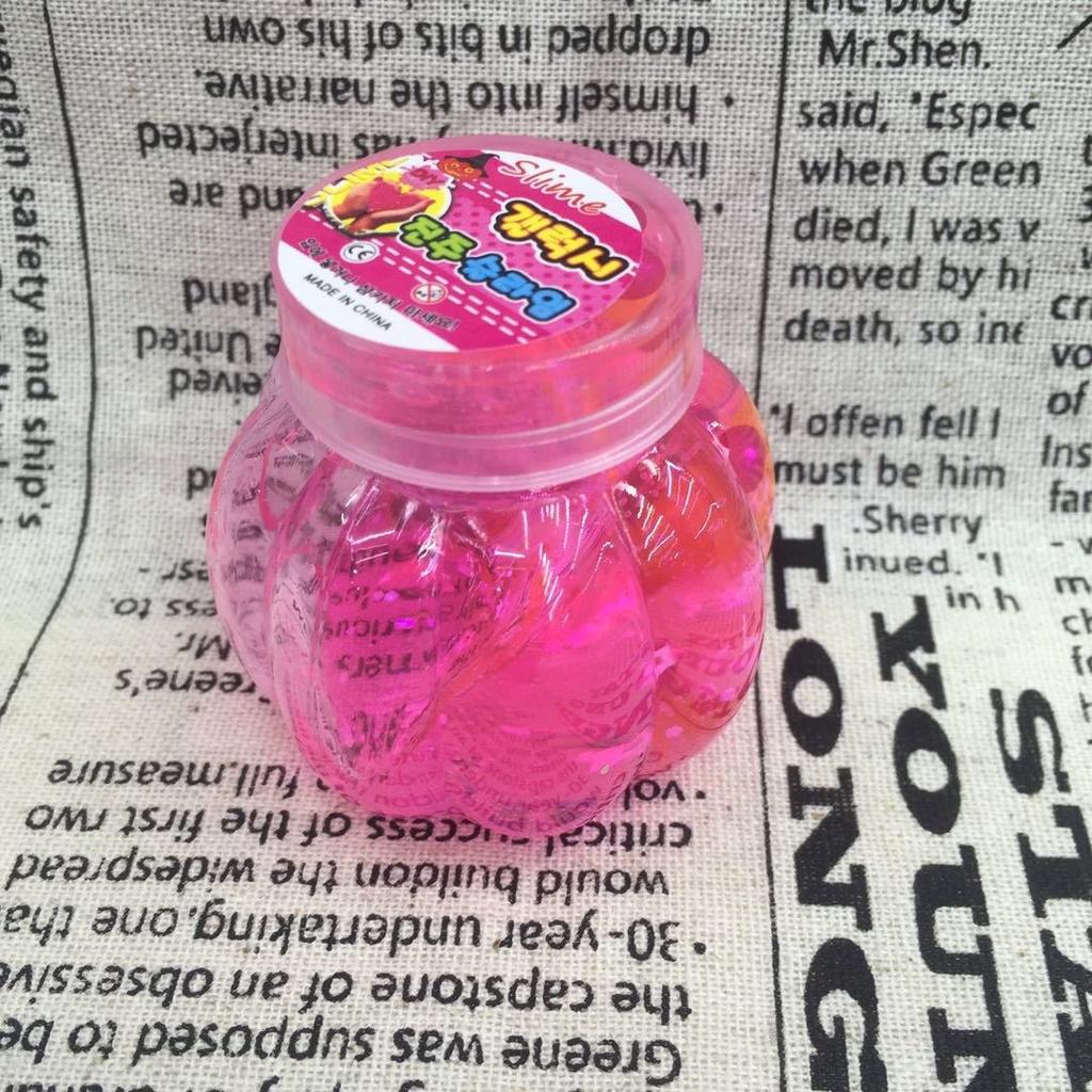 Slime BÍ NGÔ NG0C TRAI charm sao giấy 9 màu cực đẹp Đồ chơi hũ slam chất nhờn ma quái squishy